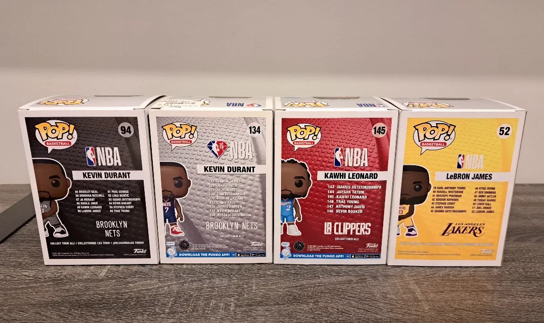 🏀 Leonard | LeBron | Durant 🏀 NBA Funko image indicator(3)