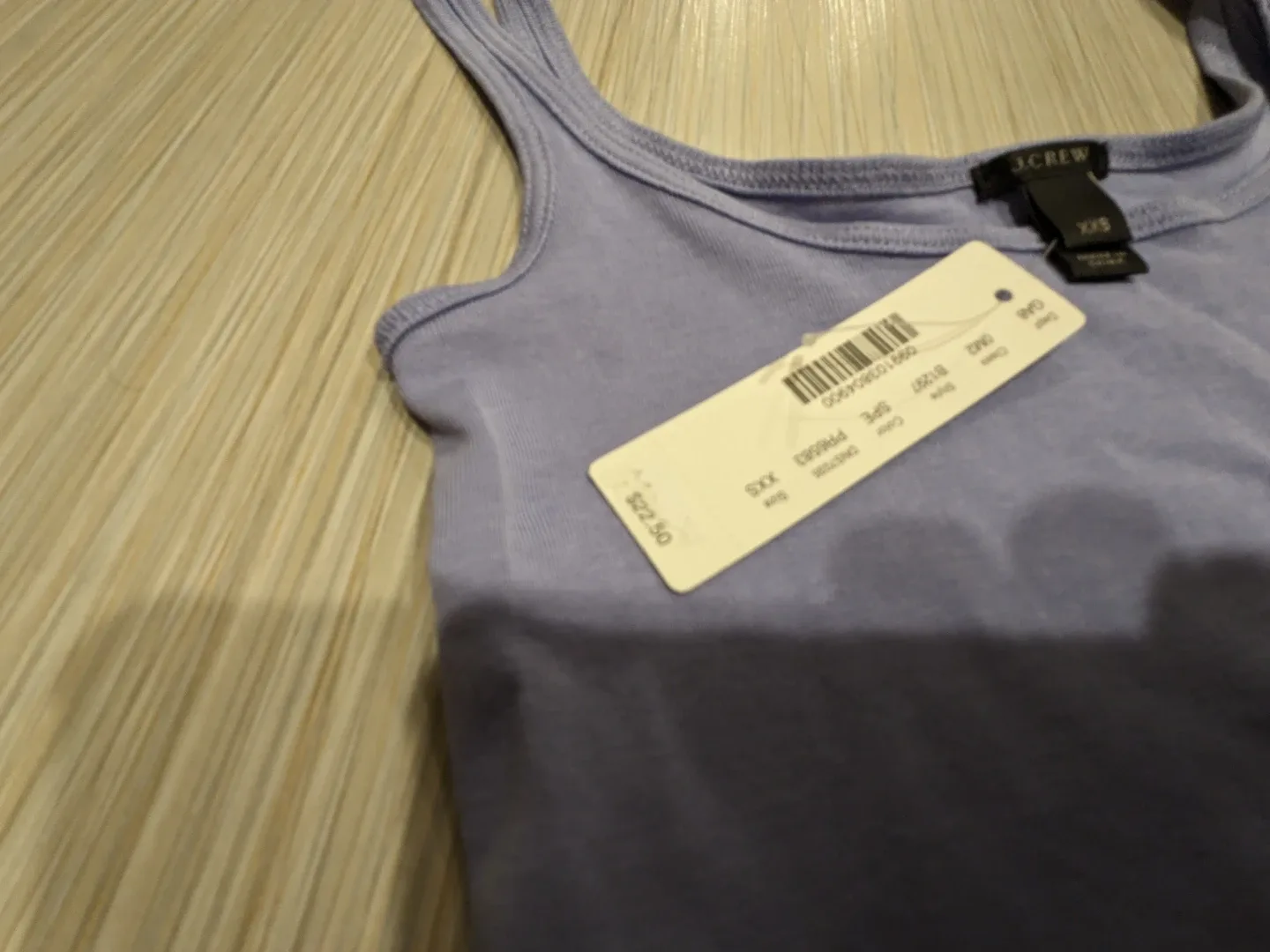 New J.Crew XXS Lavender Tank Top🥕