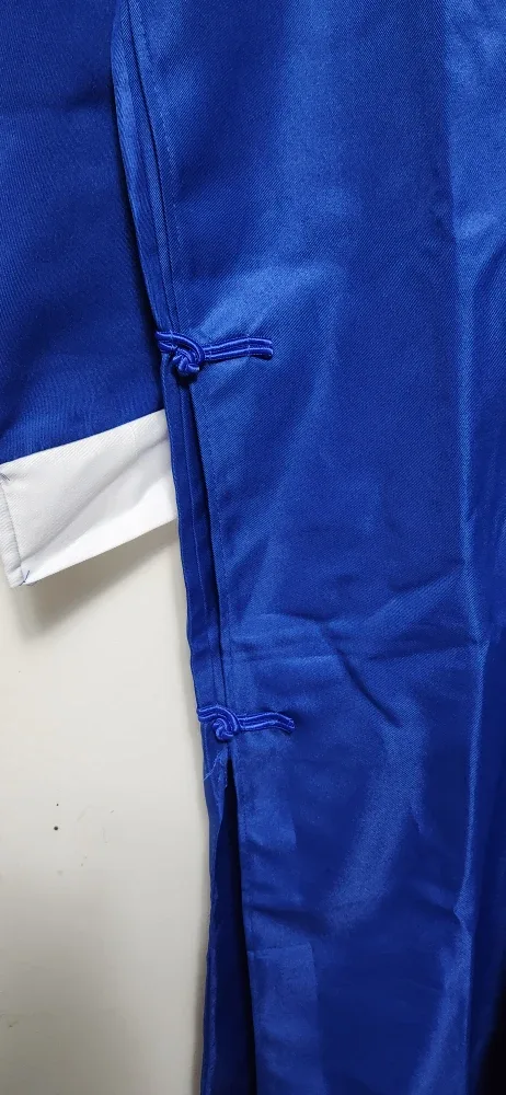 New Blue Chinese Style Long Dress image indicator(5)