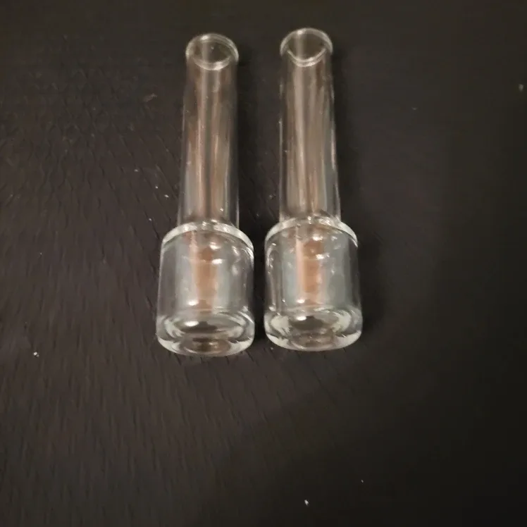 Two Clear Glass Vases image indicator(2)