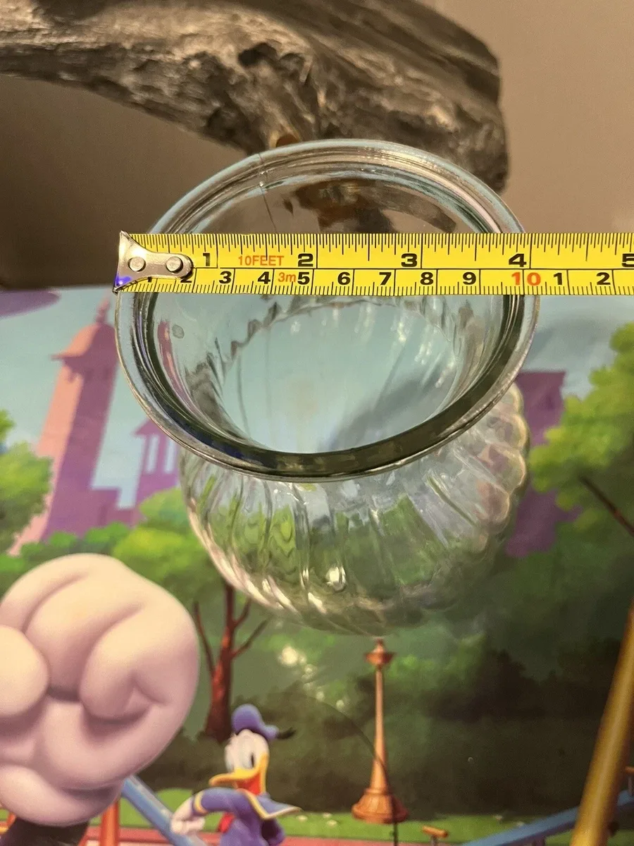 VINTAGE Clear Glass Vase - 9 inches tall image indicator(2)