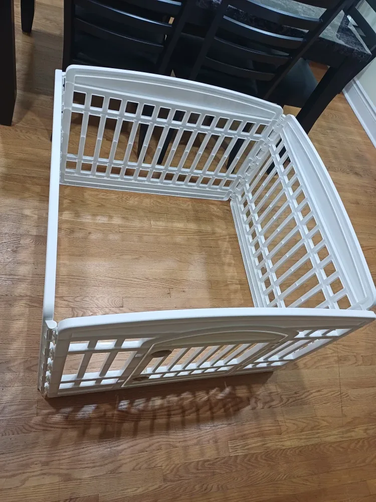 White Foldable Dog Playpen- Brand new image indicator(10)