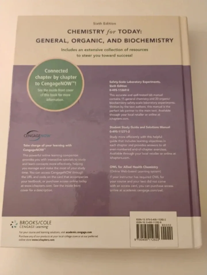 Chemistry for Today (6th Edition) [Textbook] image indicator(2)