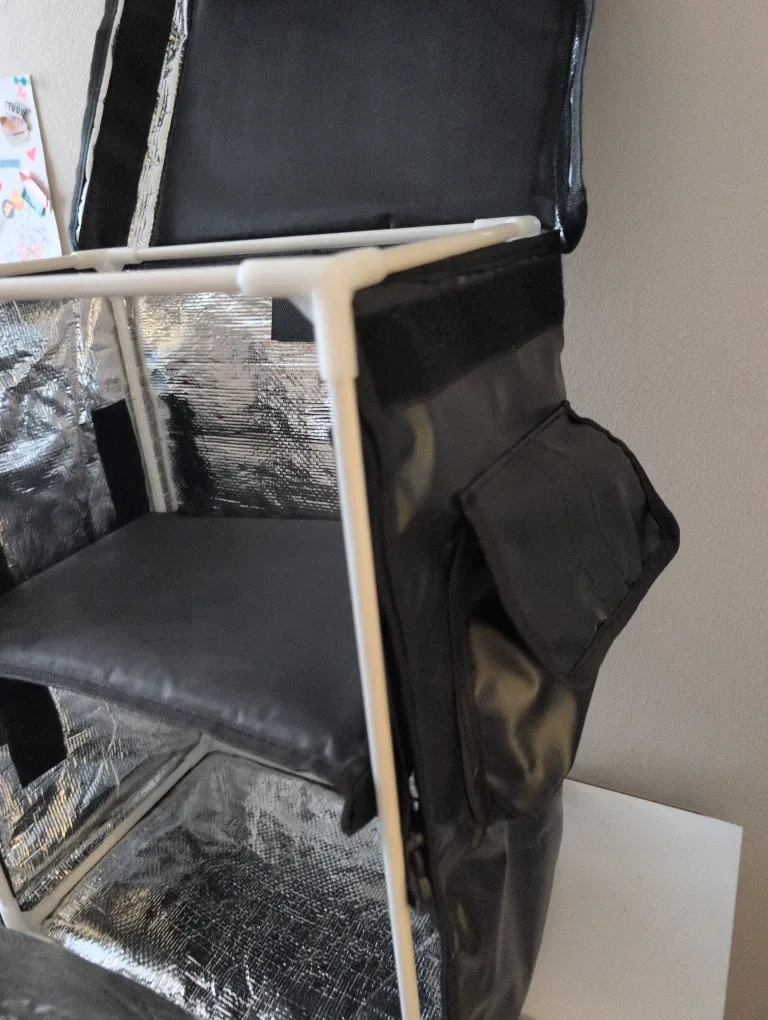 Food Delivery Backpack - Insulated zipper sides, velcro top image indicator(6)