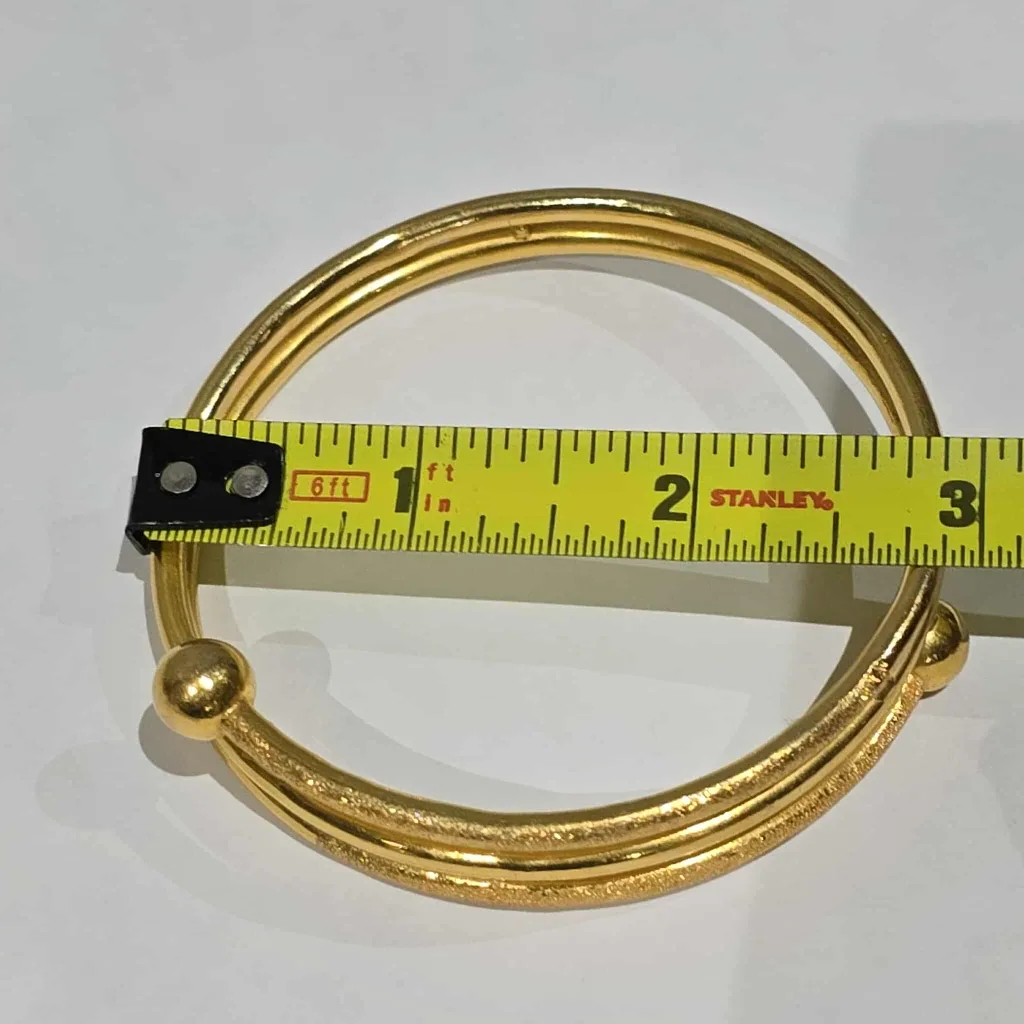 Gold Bangle Bracelet image indicator(7)