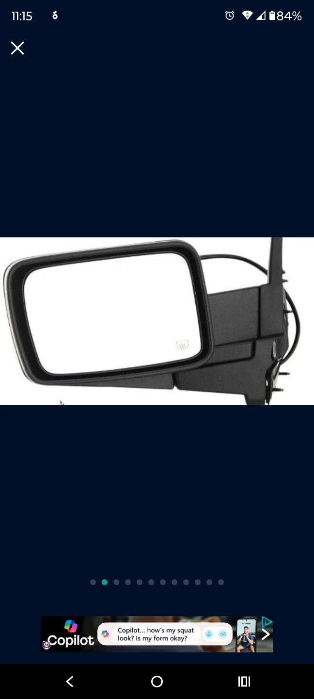 Left Rear View Mirror / Jeep Commander - photo 4