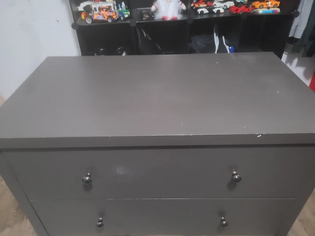 Brown Dresser with Baskets image indicator(6)