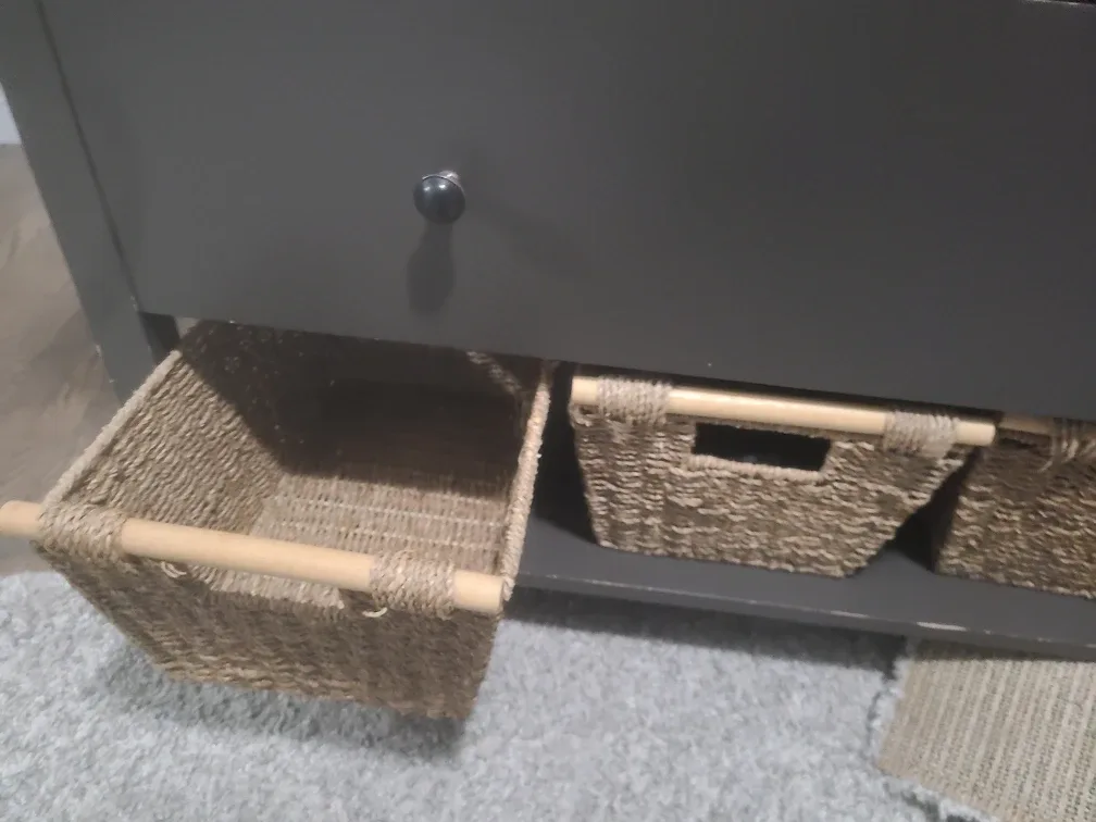 Brown Dresser with Baskets image indicator(7)