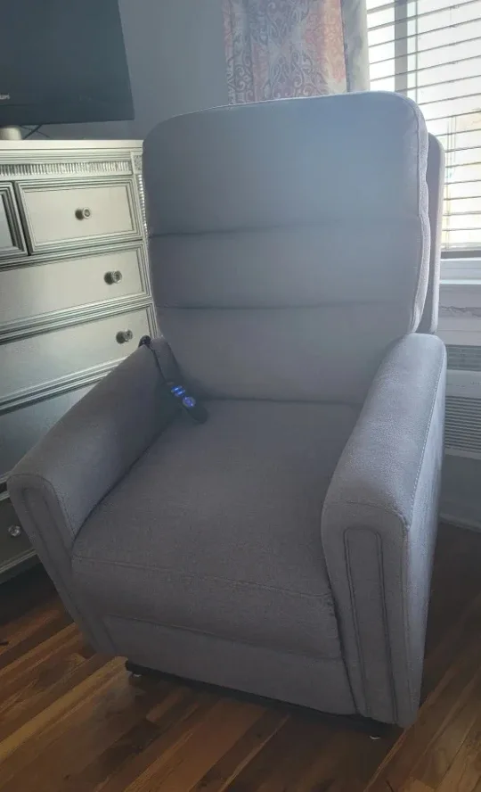 Gray Recliner Chair with  Masager image indicator(2)