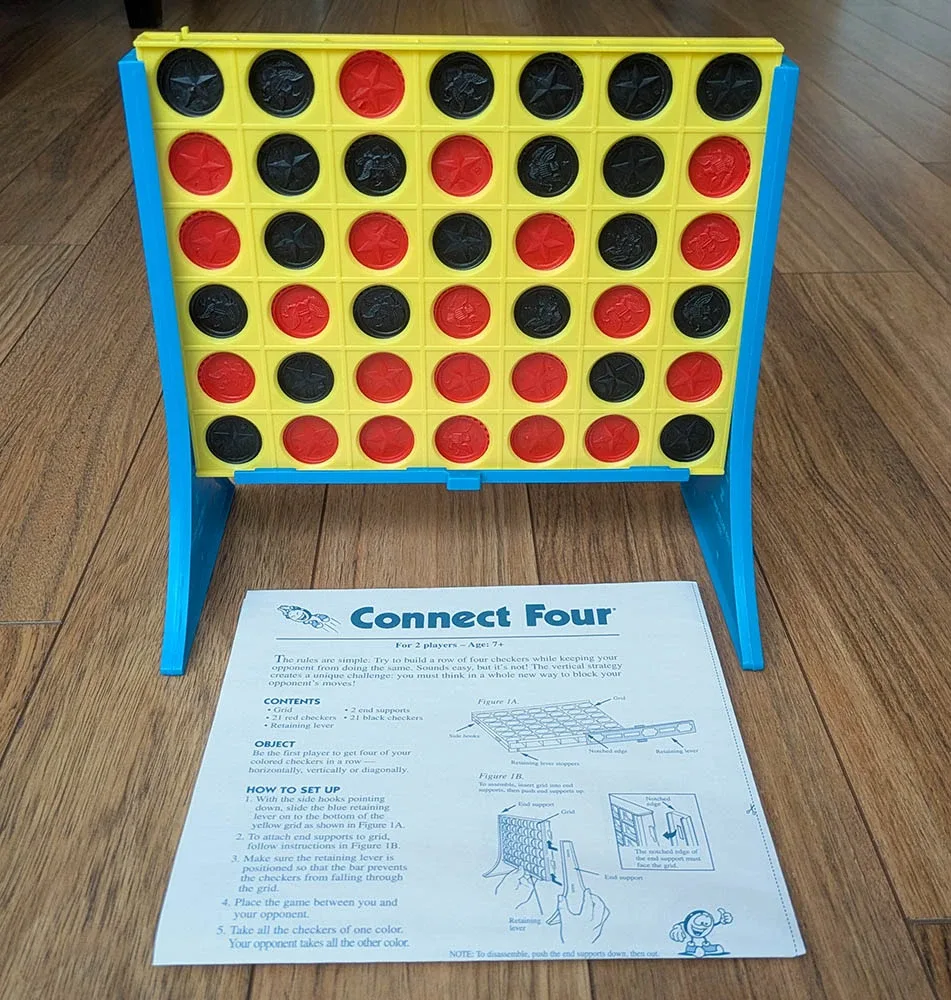 Vintage "Connect Four" - 100% COMPLETE, EXCELLENT CONDITION image indicator(2)