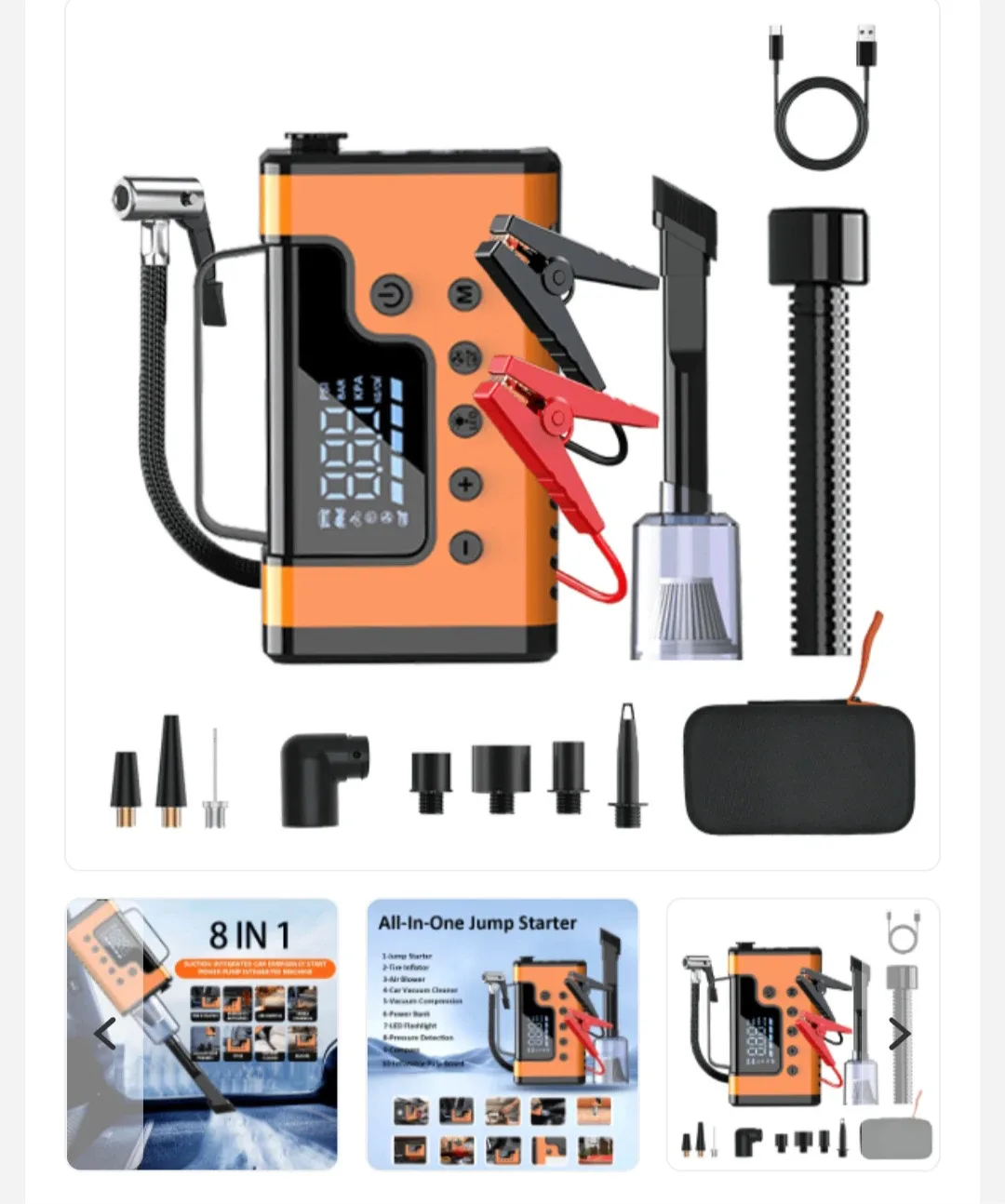 8-in-1 Car Emergency Jump Starter image indicator(2)