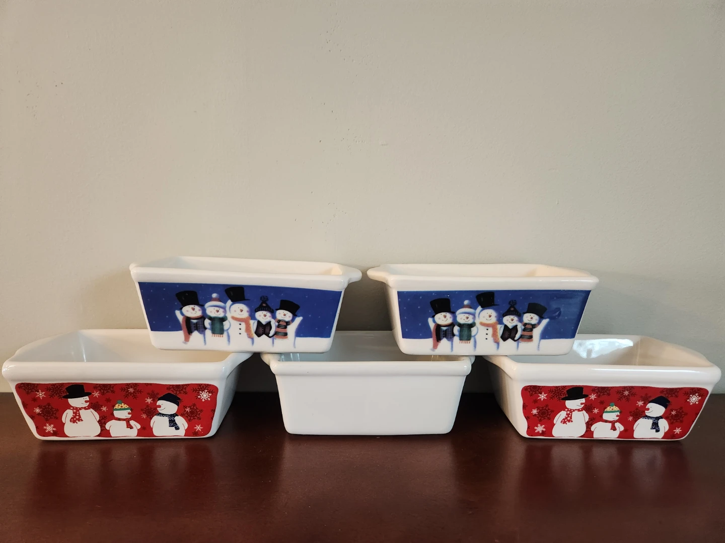 Ceramic mini loaf pans