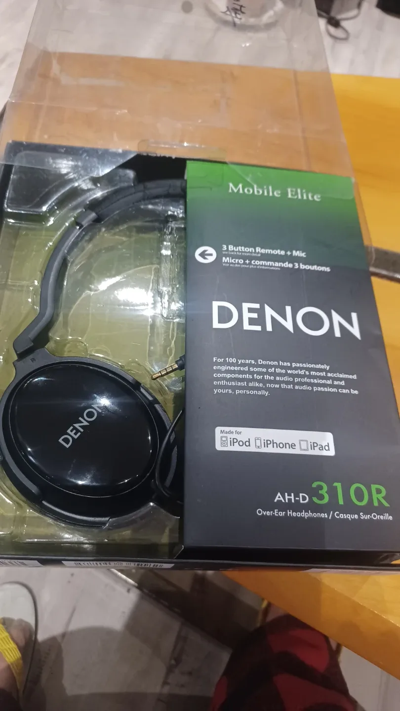 Denon AH-D310R Mobile Elite Headphones - New in Box! image indicator(2)