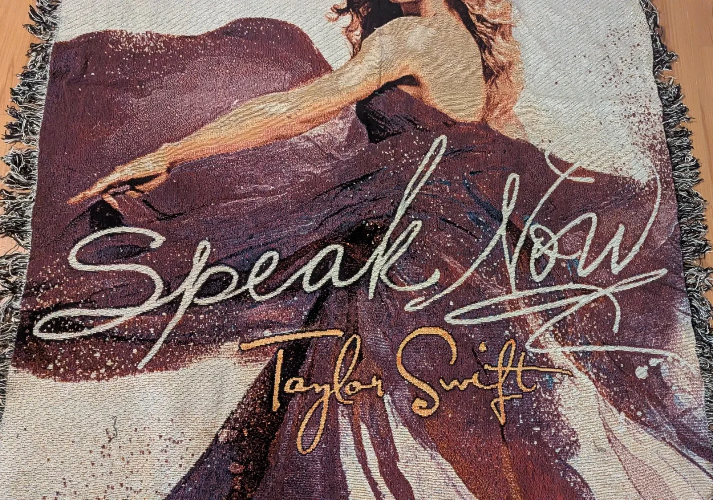 Taylor Swift Speak Now Woven Blanket image indicator(3)