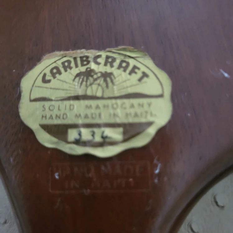 Caribcraft Solid Mahogany Leaf Tray - photo 3