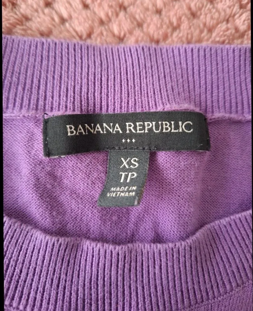 Chandail Banana Republic XS Lilas image indicator(2)