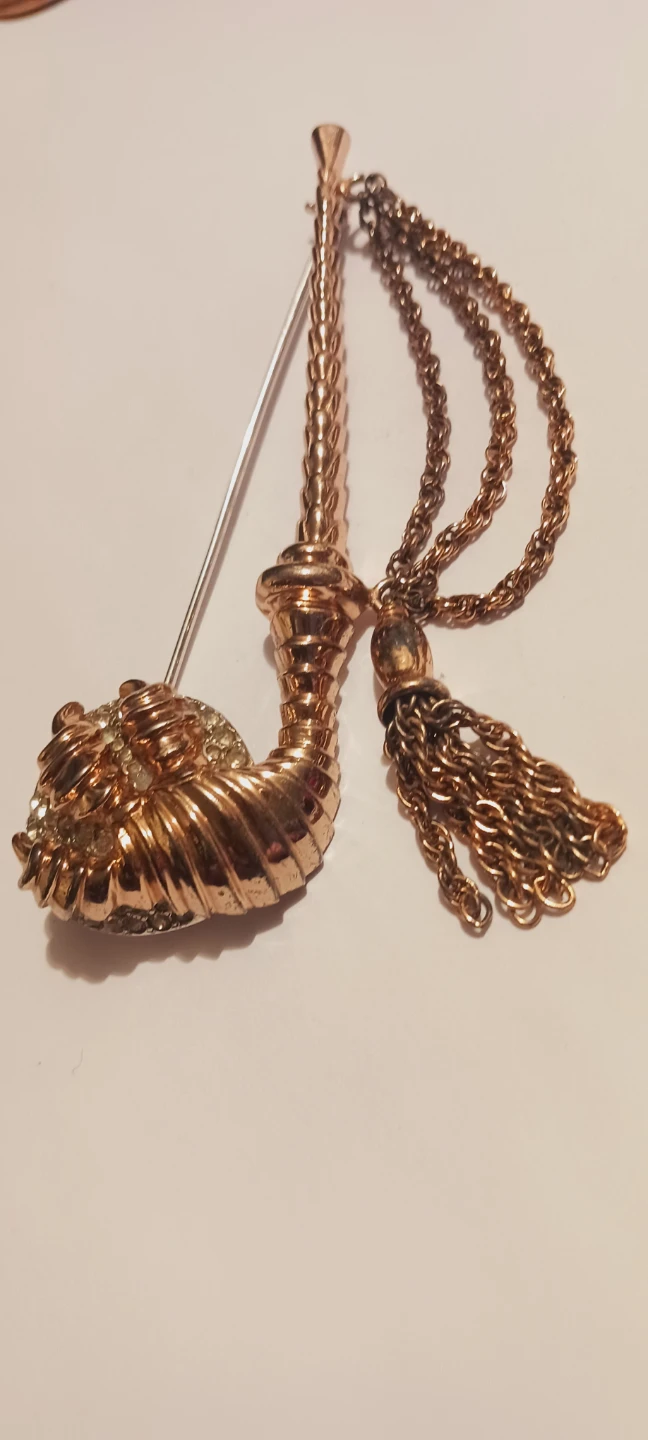 NETTIE ROSENSTEIN STERLING SIGNED SCOTTISH BAGPIPE BROOCH - photo 2