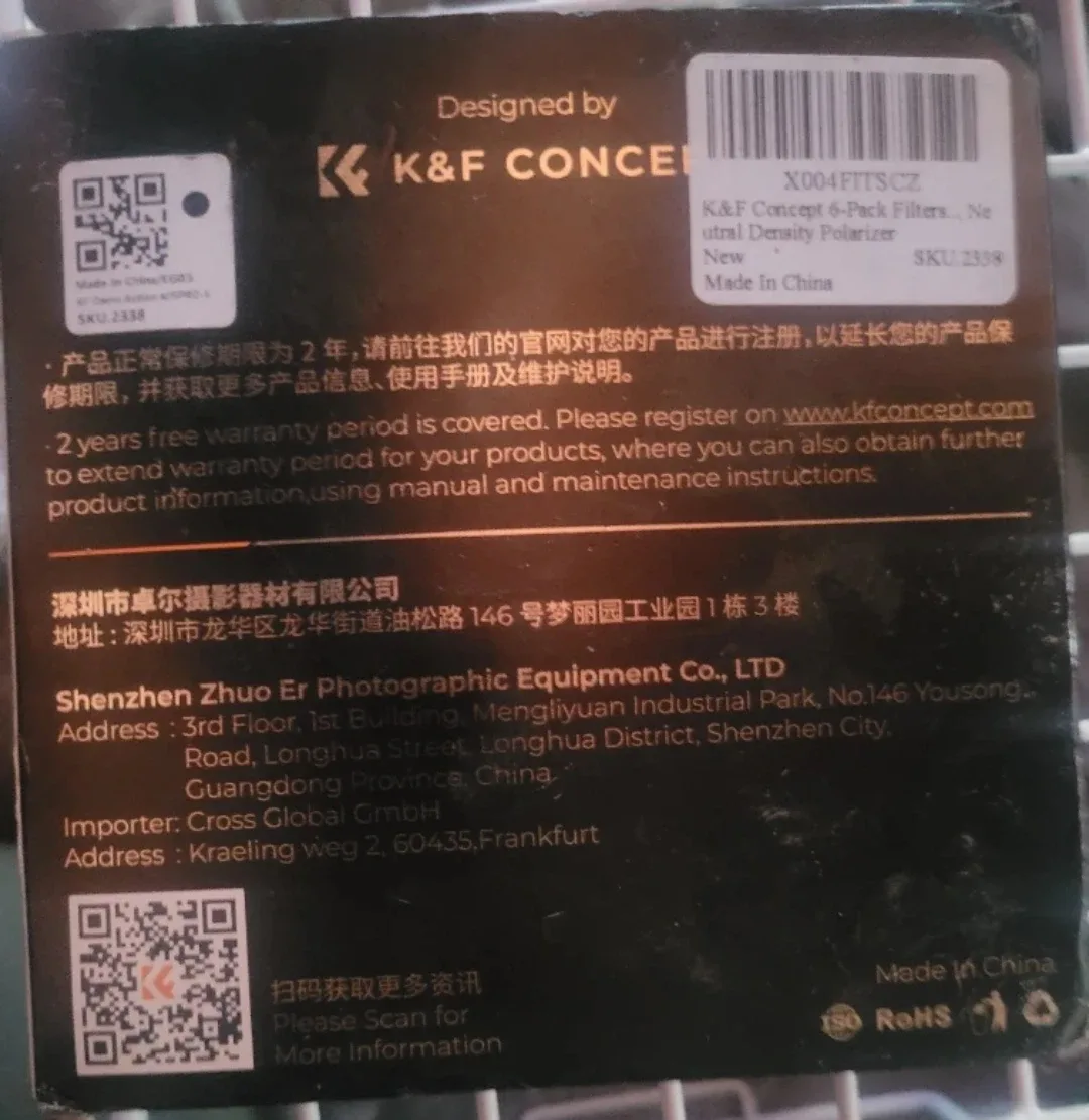 K&F Concept Nano-X Series Filter image indicator(2)