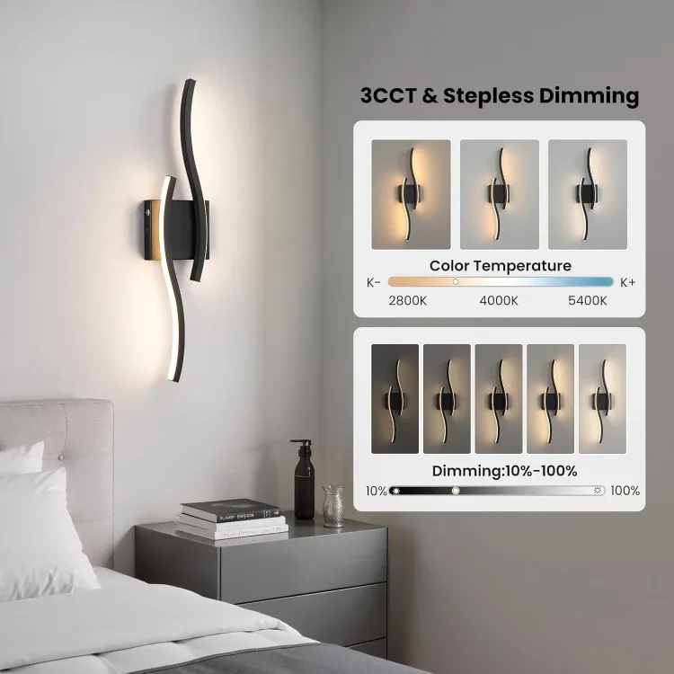 Battery Operated Wall Sconces BNIB image indicator(6)