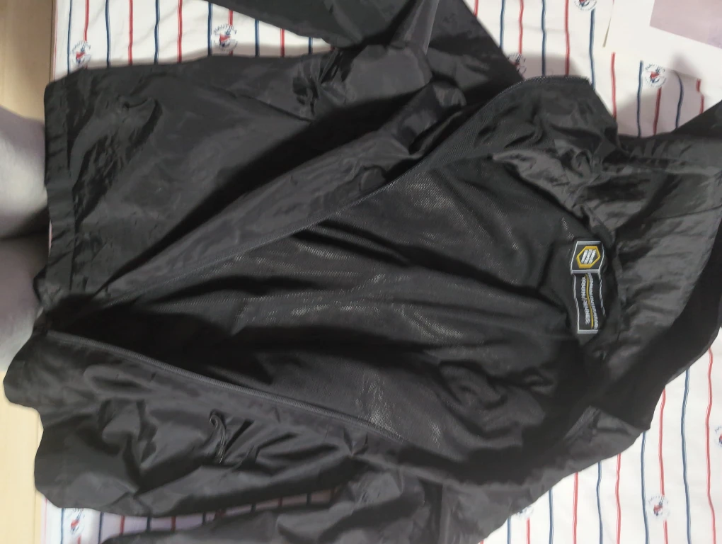 Black Windbreaker Jacket - photo 2