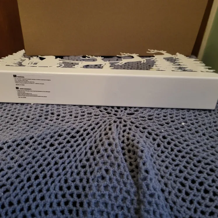 Santa Tea Light Candle Holder - New in Box! image indicator(3)