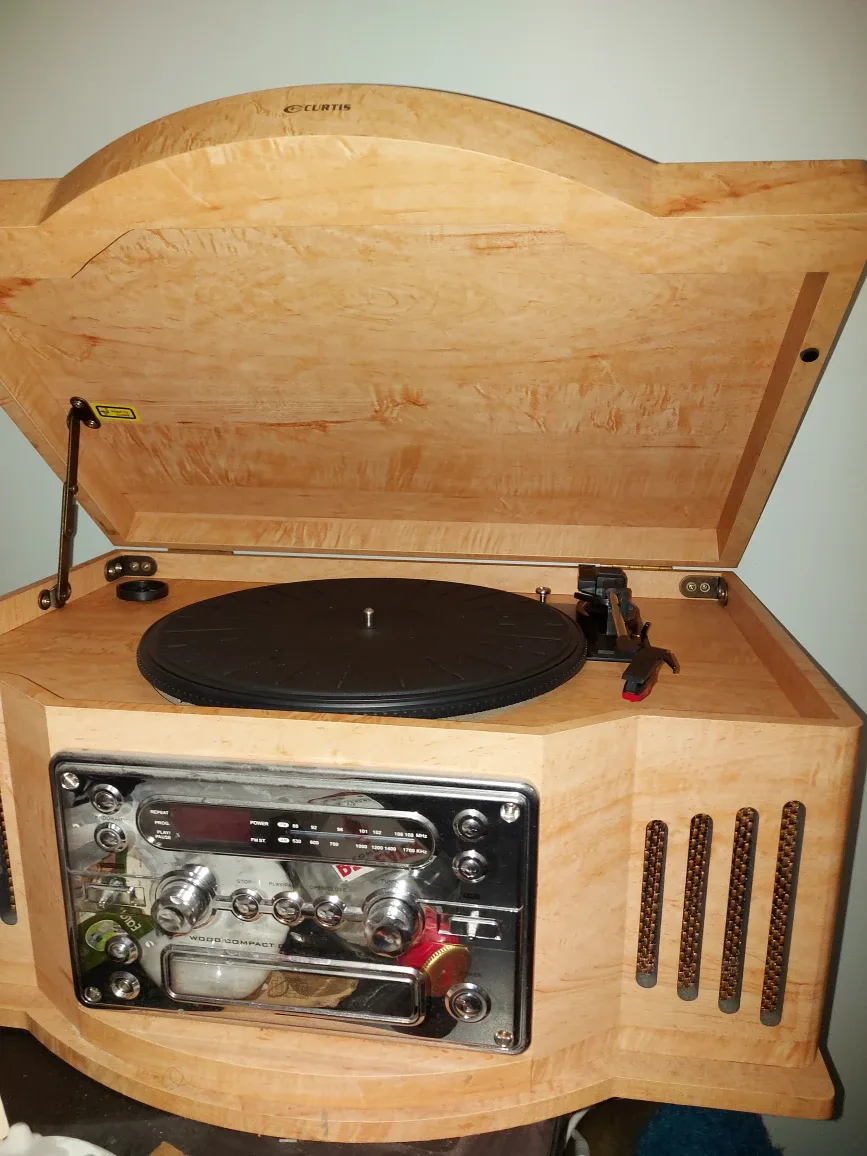 Curtis Record Player with Radio & CD Player