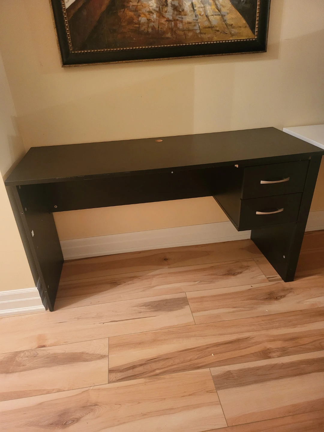 Black Desk with Drawers - photo 2
