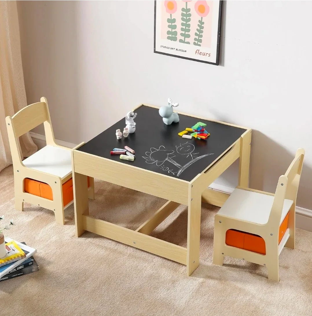 #Decluttering VEVOR Kids Table & Chair Set with Storage image indicator(4)
