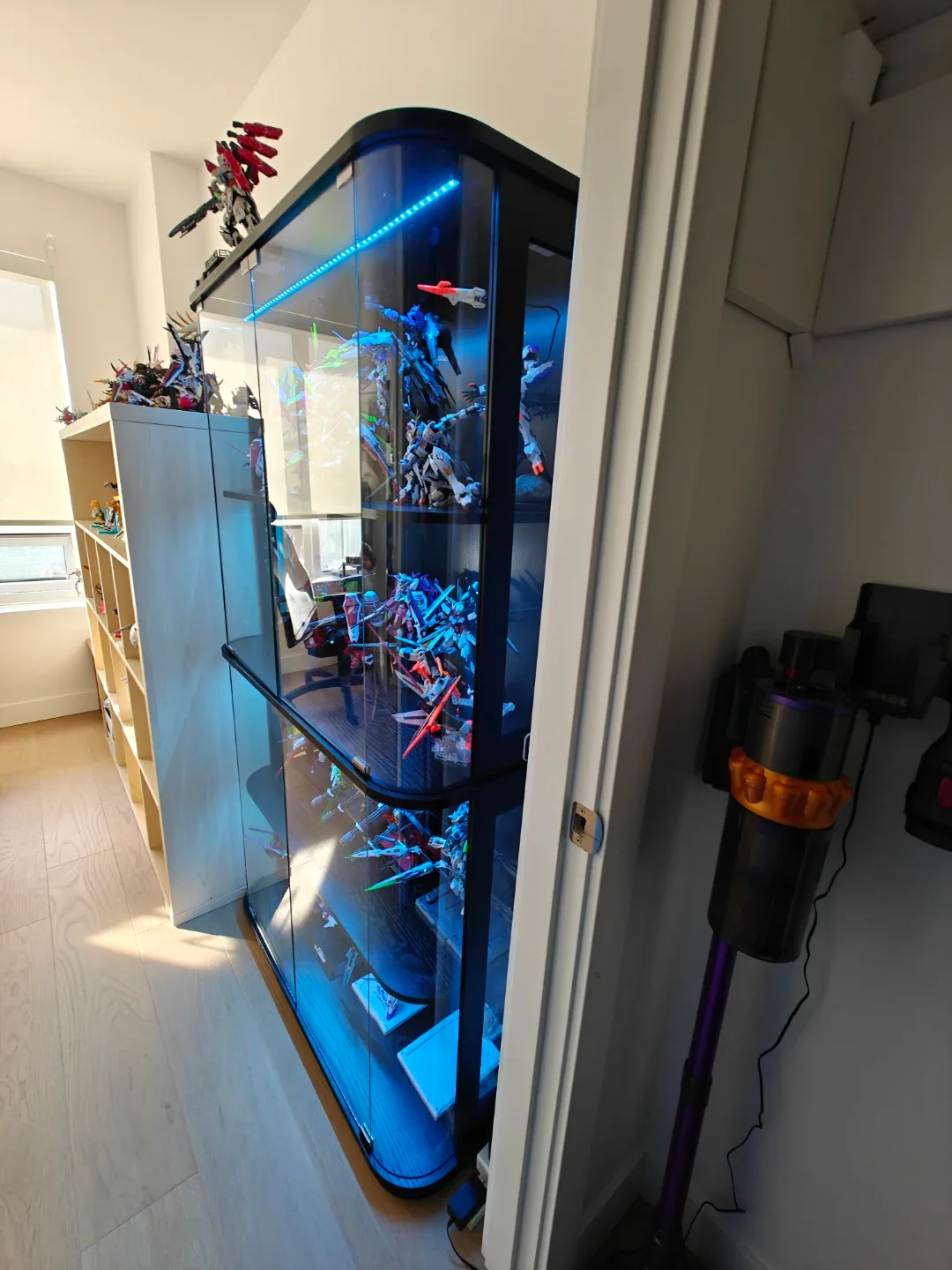 Black Display Cabinet with Glass doors - best offer image indicator(4)