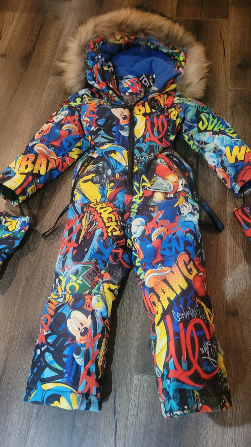 One piece Snowsuit kids 5 years old