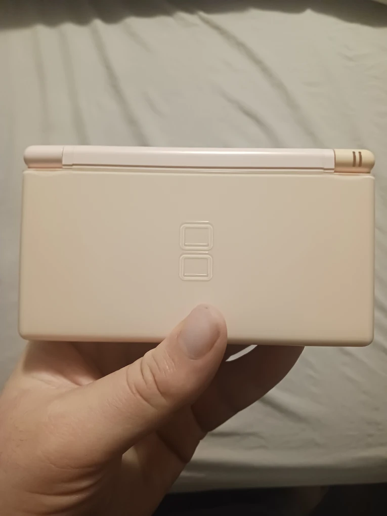 Nintendo DS Lite - Pink with mario and luigi superstar saga