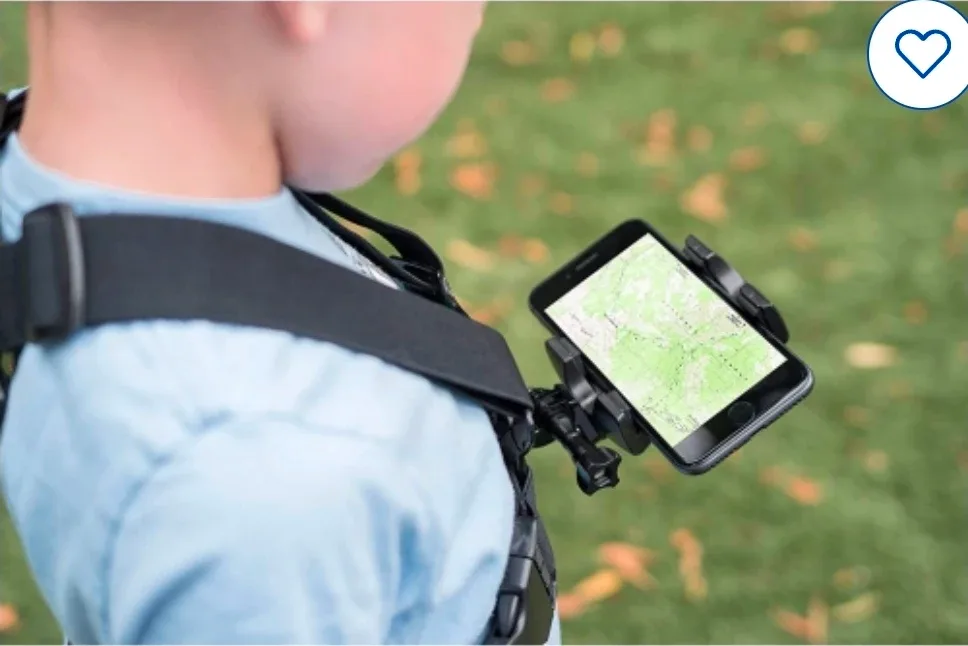 Smartphone Chest Mount for Motorcyclist, ebike, escooter. image indicator(9)