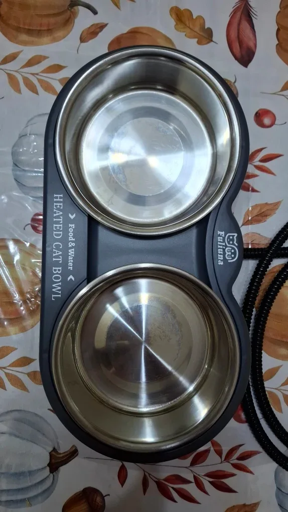 Fuliuna Heated Cat/Pet Heated Bowl - Food & Water thumbnail
