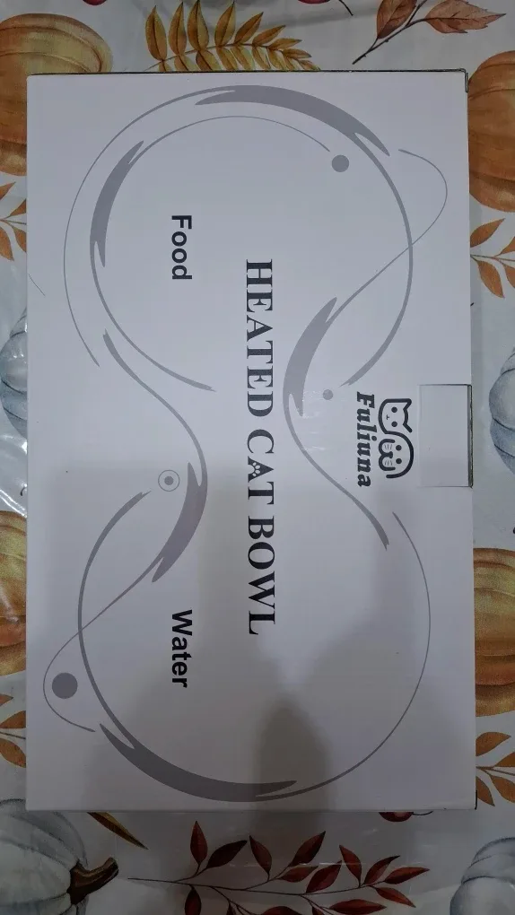 Fuliuna Heated Cat/Pet Heated Bowl - Food & Water image indicator(6)