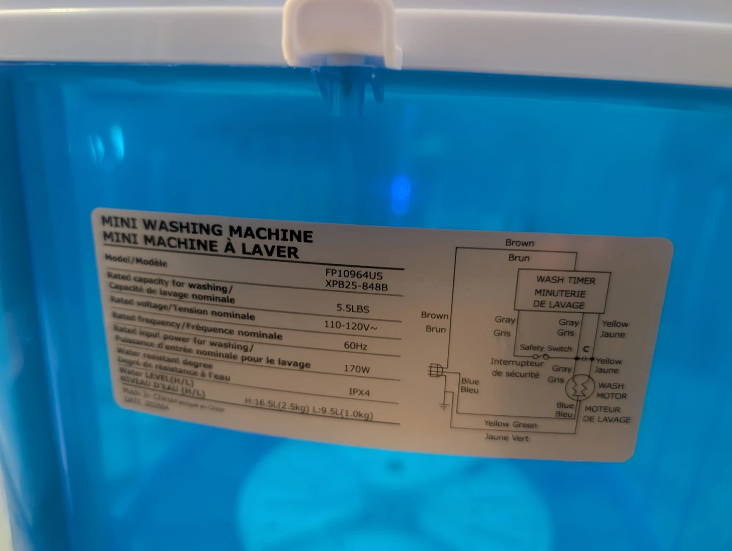 Mini Washing Machine - Portable and Compact - photo 5