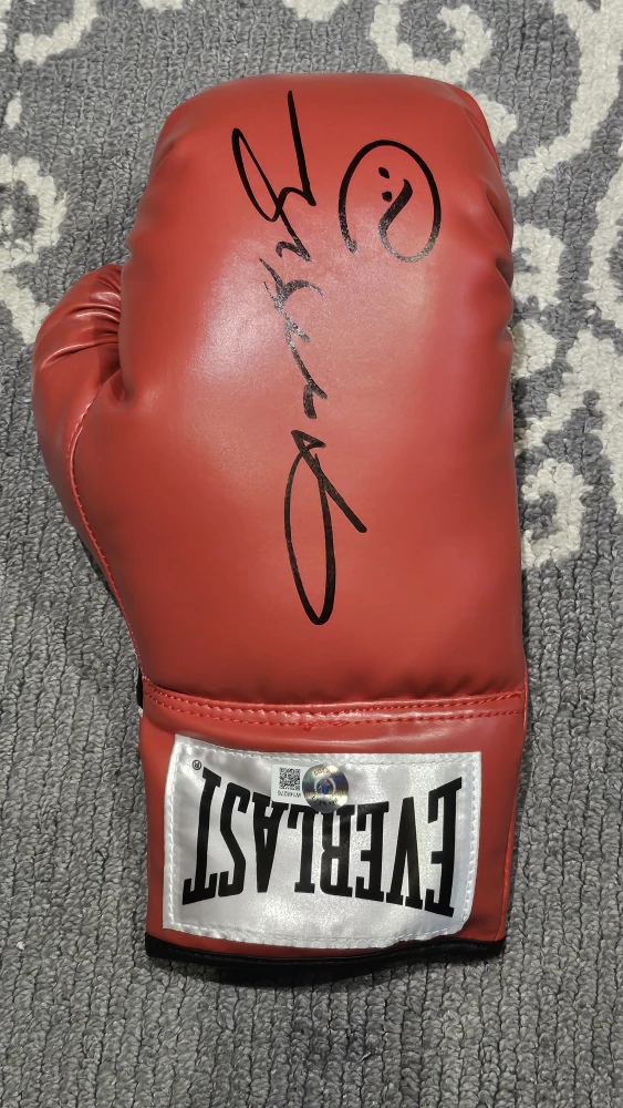 Sugar Ray Leonard Everlast Autographed Boxing Glove