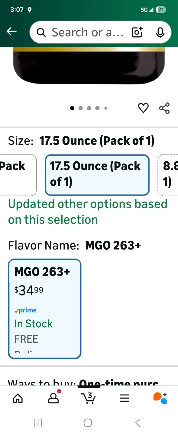 Manuka Health MGO 263+ Manuka Honey 17.6oz image indicator(2)