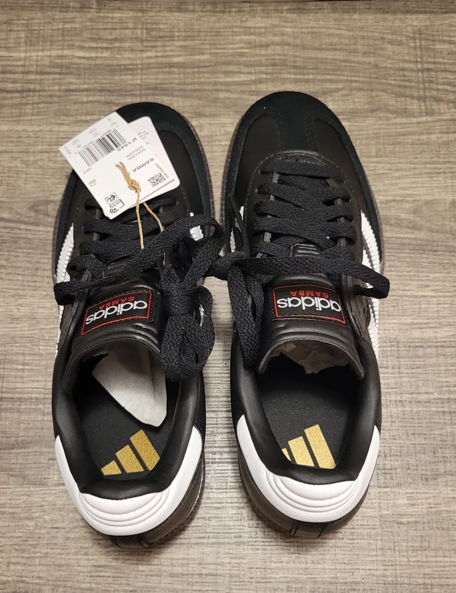 New Adidas Samba Classic Black & White - US 4 image indicator(4)
