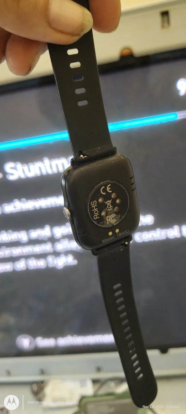 Black Smart Watch TB40D image indicator(4)