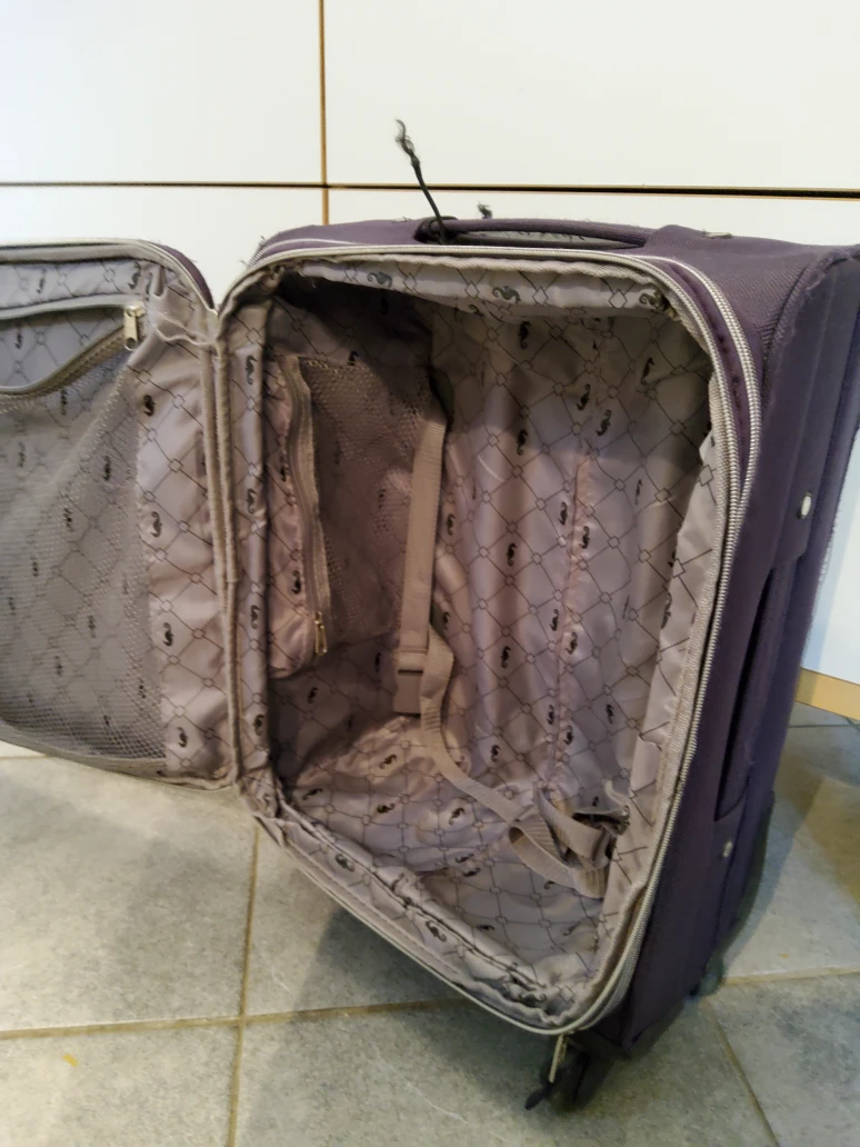 Purple Carry-on Suitcase - photo 2