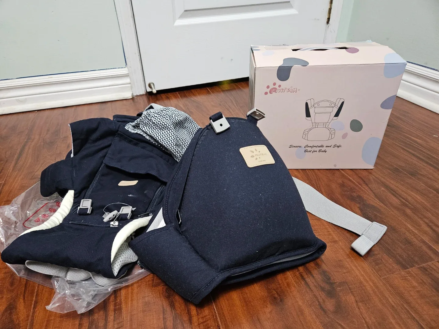 FRUITEAM Multifunctional Baby Hip Seat Carrier - Navy image indicator(2)