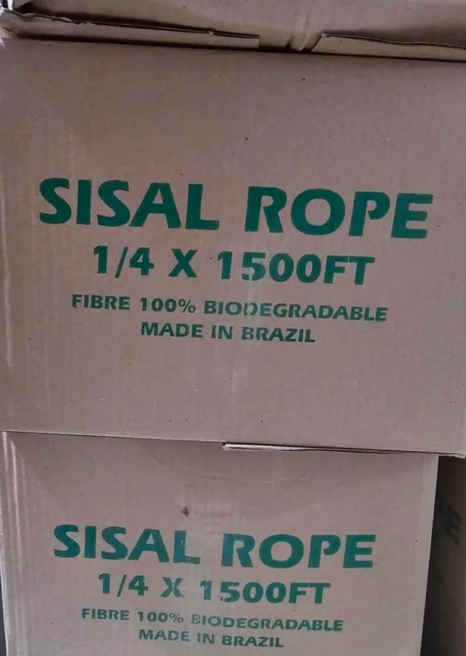 Sisal Rope 1/4 x 1500ft - Biodegradable Fibre