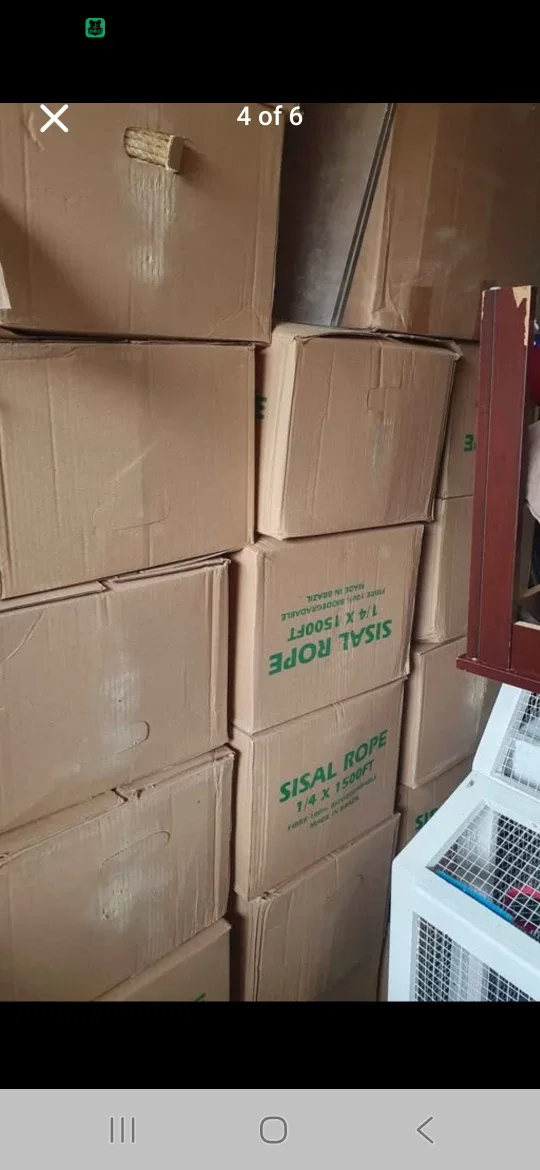 Sisal Rope 1/4 x 1500ft - Biodegradable Fibre image indicator(3)