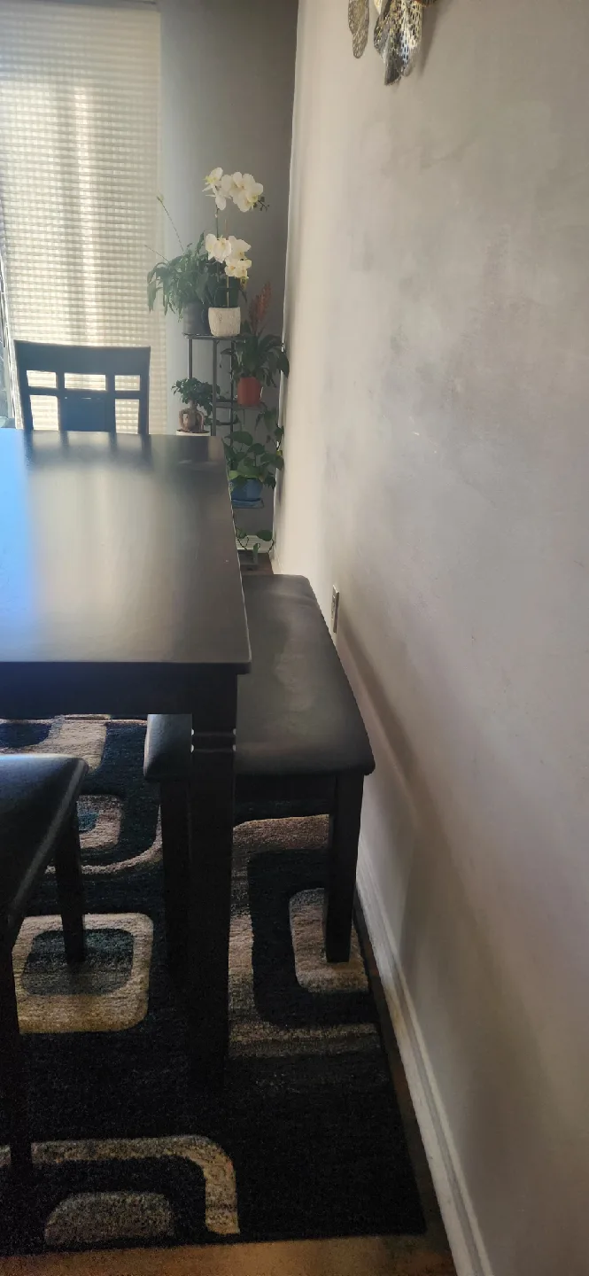 Dining Table Set with 4 Chairs & Bench image indicator(2)