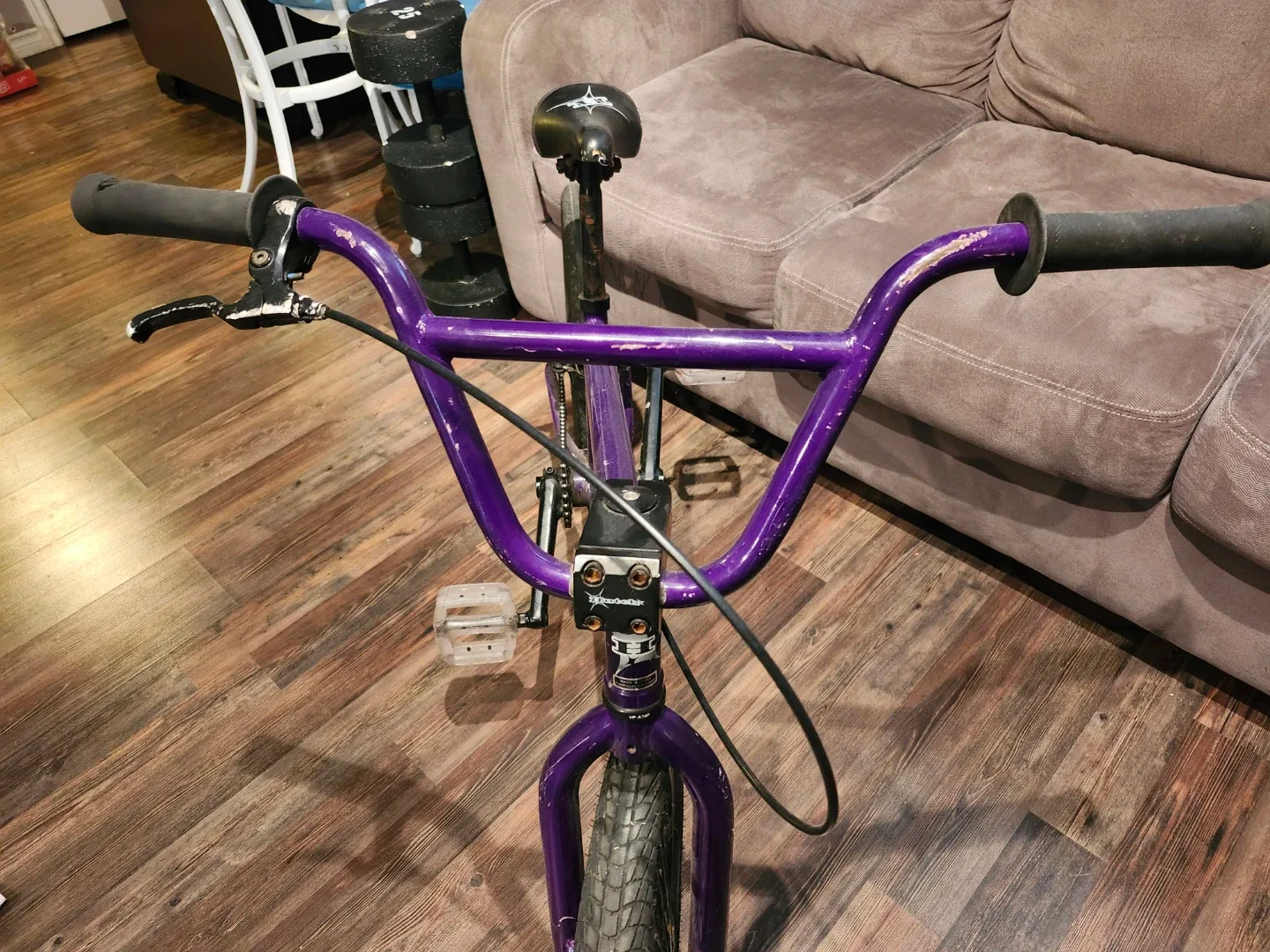 Haro Bikes Purple BMX Bike image indicator(7)