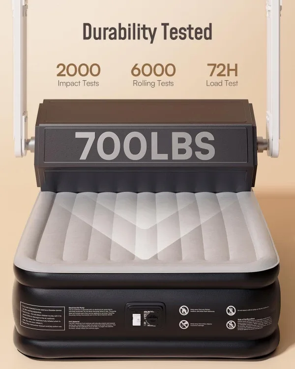 Queen Air Mattress With Electric Pump BNIB image indicator(7)