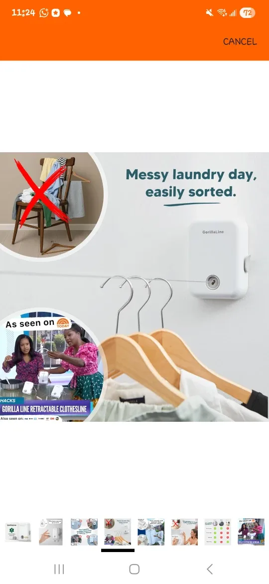 GorillaLine Retractable Clothesline image indicator(2)