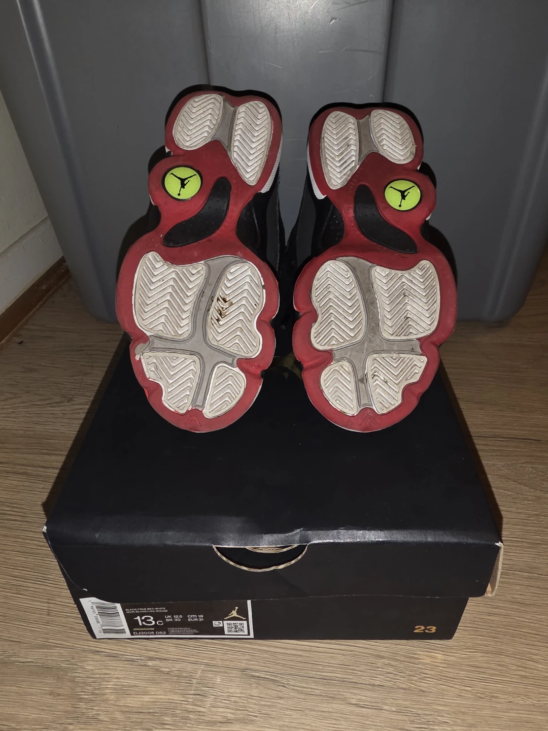 Jordan 13 Retro (PS) Black/True Red Size 13C - photo 4