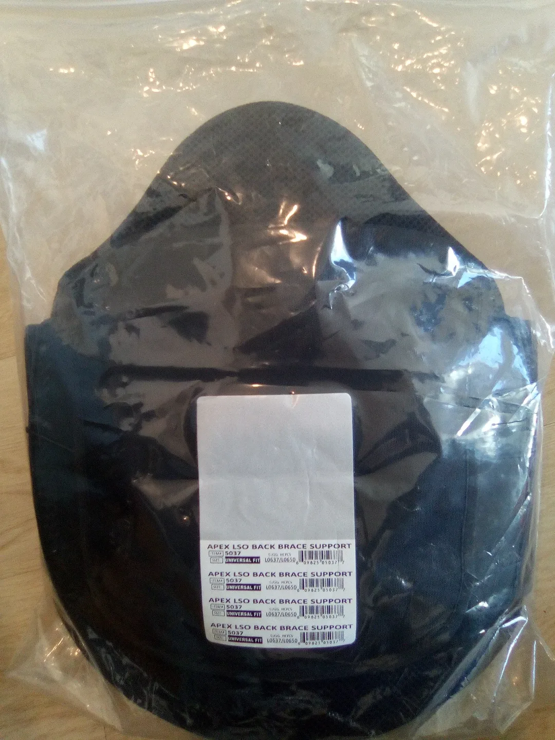 APEX LSO Back Brace Support - Universal Fit