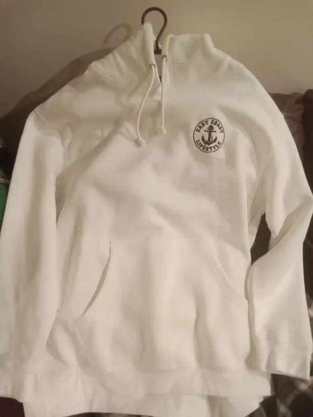 East Coast Lifestyle White Hoodie image indicator(2)